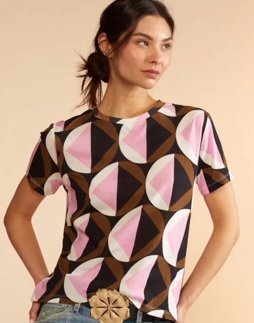 Store Cynthia Rowley Printed T-Shirt Geoblpk