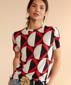 Online Cynthia Rowley Printed T-Shirt Geoblrd