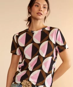 Store Cynthia Rowley Printed T-Shirt Geoblpk