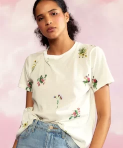 Online Cynthia Rowley Printed T-Shirt Whtmt