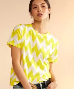 Discount Cynthia Rowley Printed T-Shirt Ylwtcv