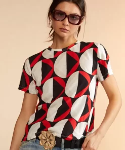 Online Cynthia Rowley Printed T-Shirt Geoblrd