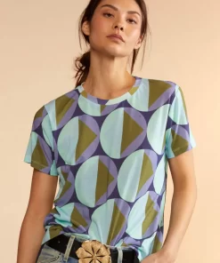 Store Cynthia Rowley Printed T-Shirt Geogrbl