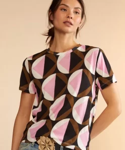 Store Cynthia Rowley Printed T-Shirt Geoblpk