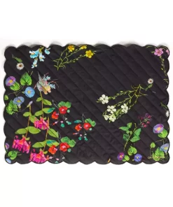 Sale Cynthia Rowley Quilted Cotton Placemat Blkfl