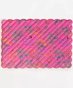 Sale Cynthia Rowley Quilted Cotton Placemat Pnkmt