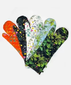 Best Sale Cynthia Rowley Quilted Oven Mitts Blkfl