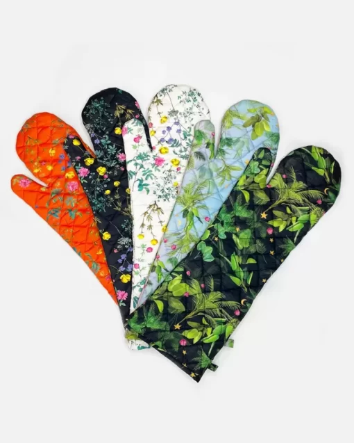 Best Sale Cynthia Rowley Quilted Oven Mitts Blkfl