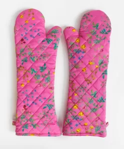 Clearance Cynthia Rowley Quilted Oven Mitts Pnkmt