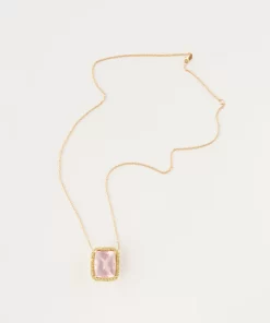 Fashion Cynthia Rowley Rose Quartz And Peridot Pendant Default Title