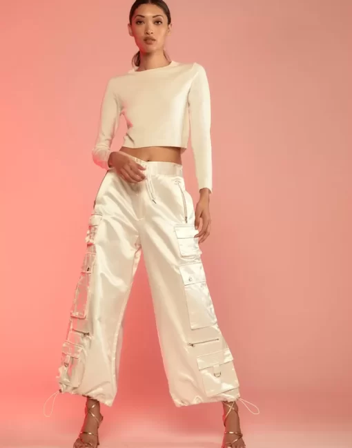 Best Sale Cynthia Rowley S Cargo Pants White