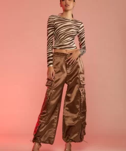 Outlet Cynthia Rowley S Cargo Pants Coffee