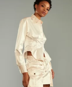 Best Cynthia Rowley S Cargo Shirt Cream