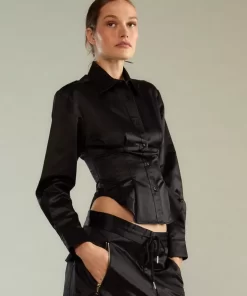 Discount Cynthia Rowley S Cargo Shirt Black