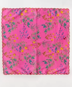 Discount Cynthia Rowley Scallop Embroidered Edge Dinner Napkin Pnkmt