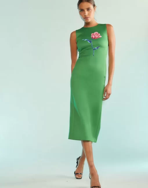 Hot Cynthia Rowley The Seamless Dress Green