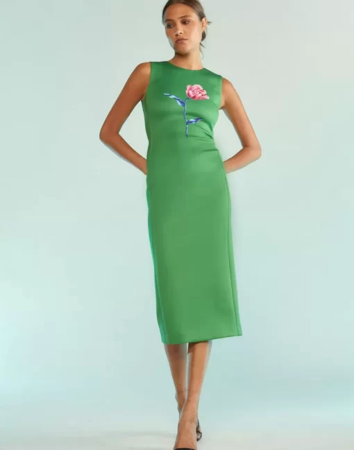 Hot Cynthia Rowley The Seamless Dress Green