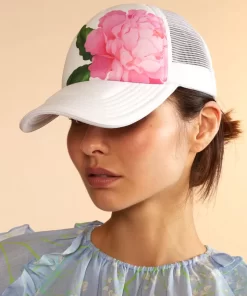 Fashion Cynthia Rowley Trucker Hat White