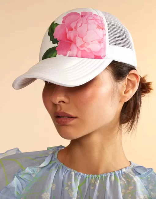 Fashion Cynthia Rowley Trucker Hat White