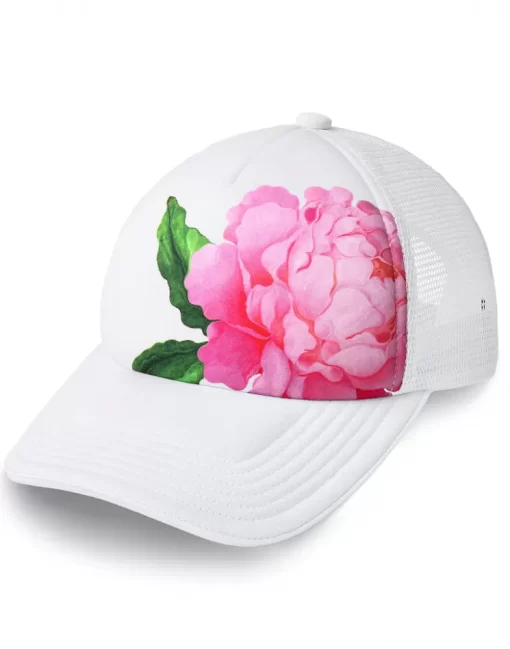 Fashion Cynthia Rowley Trucker Hat White