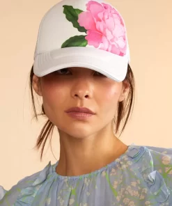 Fashion Cynthia Rowley Trucker Hat White