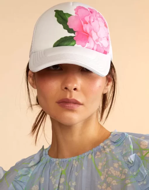 Fashion Cynthia Rowley Trucker Hat White