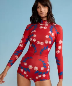 Clearance Cynthia Rowley Vine Floral Wetsuit Rdvflo