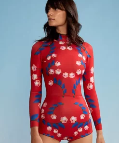 Clearance Cynthia Rowley Vine Floral Wetsuit Rdvflo